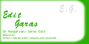 edit garas business card